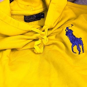 Hoodie POLO by Ralph Lauren , Size Medium green POM apple